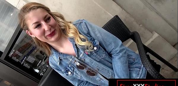  Public Butt Plug Flashing and Fucking Outdoors with First Timer Lila